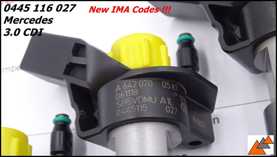 Injector 0445115027 A6420700587, 0445115076 A6420701987 Mercedes C320 E320 ML320