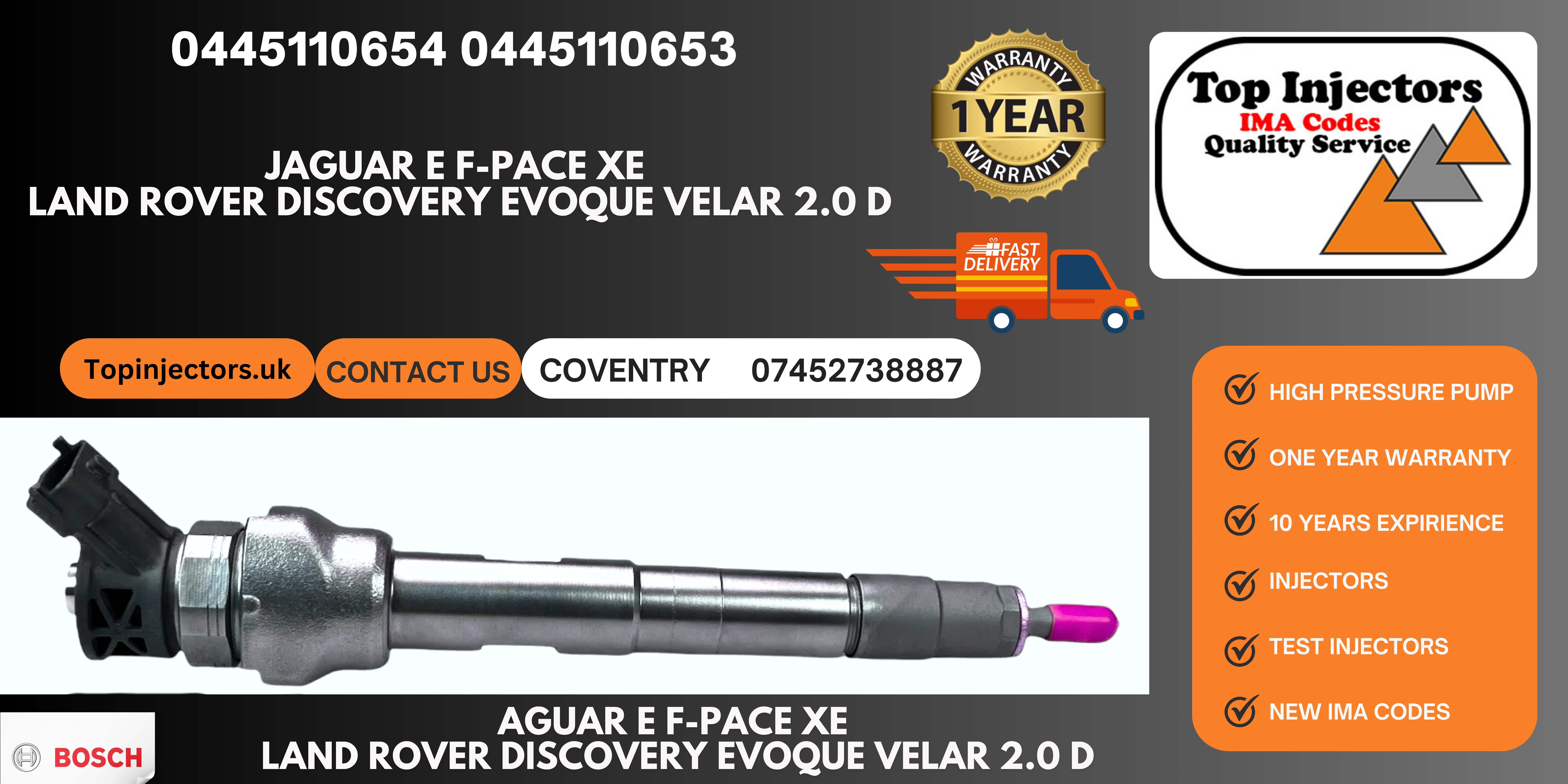 INJECTOR Mercedes Sprinter 0445115069 0445115033 A6460701487 A6460701187